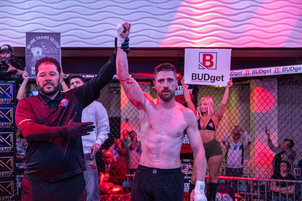 Whetstone athlete at an MMA competition
