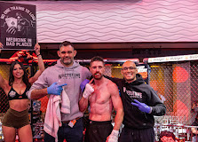 Whetstone MMA athlete with coaches